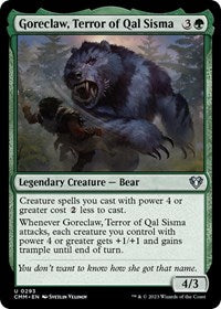 Scry 1 Store Deck - Goreclaw, Terror of Qal Sisma