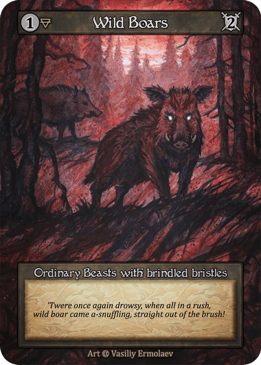 Wild Boars (Foil)