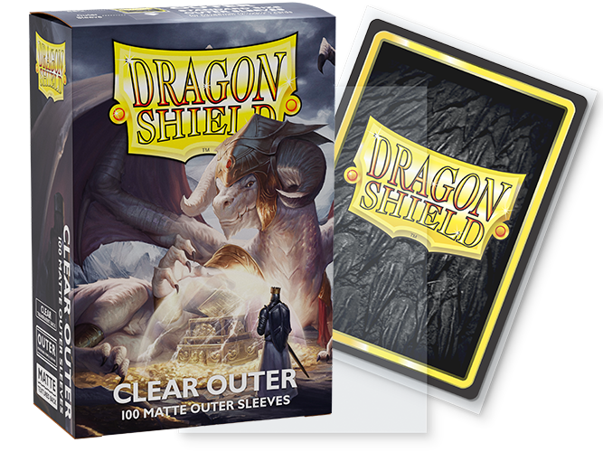 Dragon Shield - Clear Outer Sleeves - Matte - 100 ct