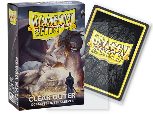 Dragon Shield - Clear Outer Sleeves - Matte - 100 ct