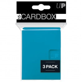 Ultra Pro PRO 15+ Card Box 3 Pack - Light Blue