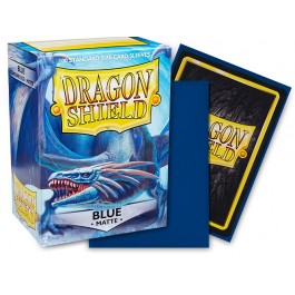 Dragon Shield 100 Standard Card Sleeves - Matte - Blue