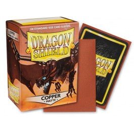 Dragon Shield 100 Standard Card Sleeves - Matte - Copper