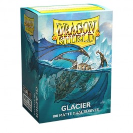 Dragon Shield 100 Standard Card Sleeves - Matte - Glacier
