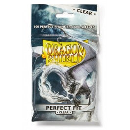 Dragon Shield Sleeves: Perfect Fit Standard Sideload - Clear - 100 CT