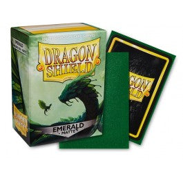 Dragon Shield 100 Standard Card Sleeves - Matte - Emerald