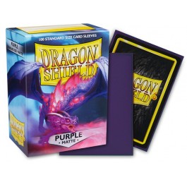 Dragon Shield 100 Standard Card Sleeves - Matte - Purple