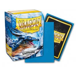 Dragon Shield 100 Standard Card Sleeves - Matte - Sapphire