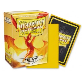 Dragon Shield Sleeves: Standard Matte - Yellow 100 CT