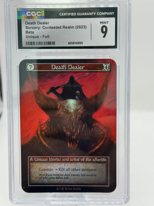 Foil Death Dealer (Beta) - CGC - 9 - Mint