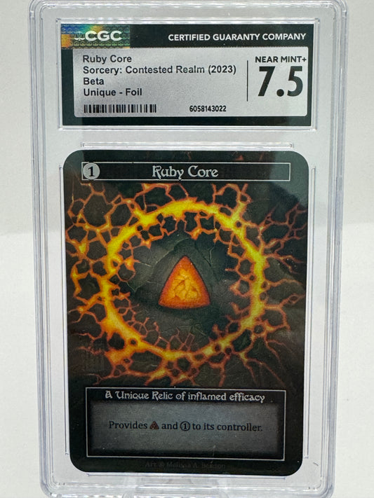 Foil Beta Ruby Core - CGC 7.5