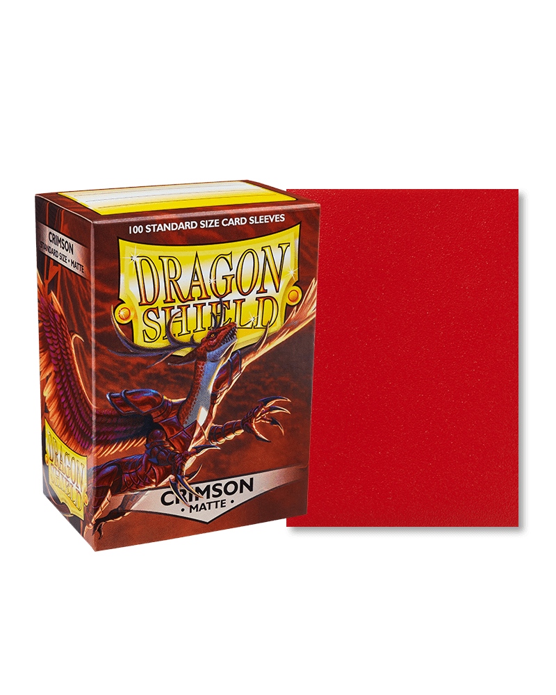 Dragon Shield Standard Sleeves - Crimson - Matte (100ct)