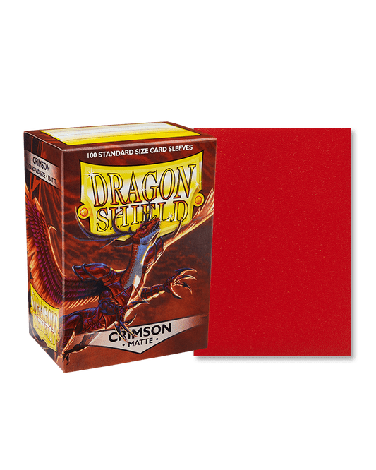 Dragon Shield Standard Sleeves - Crimson - Matte (100ct)