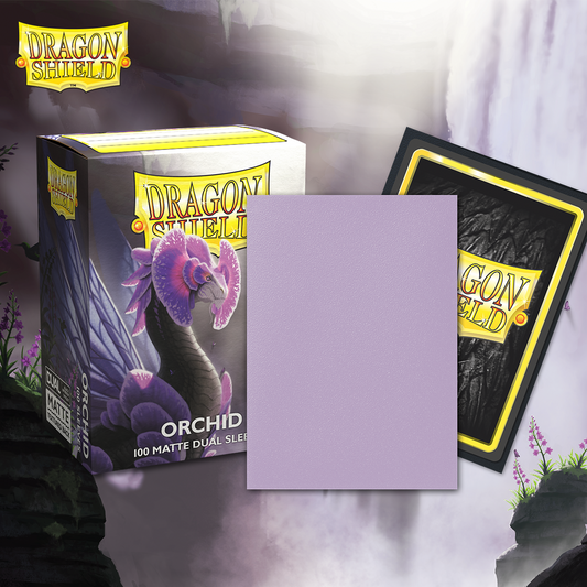 Dragon Shield Dual Sleeves - Orchid- Matte (100ct)