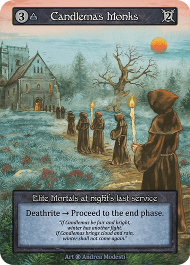 Candlemas Monks (Foil)