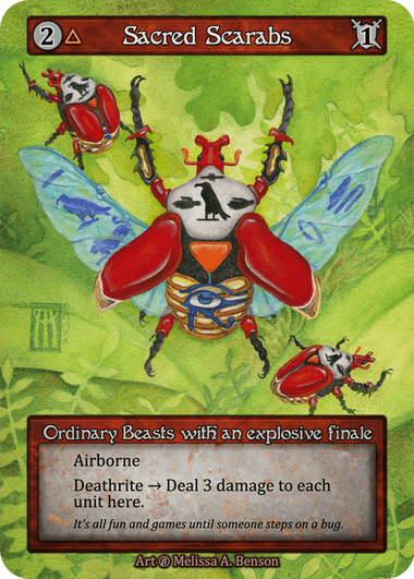 Sacred Scarabs (Foil)