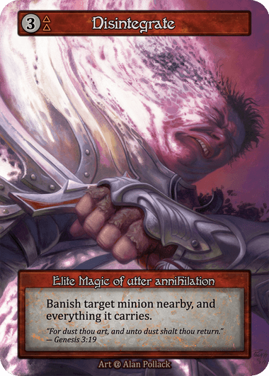 Disintegrate (Foil)