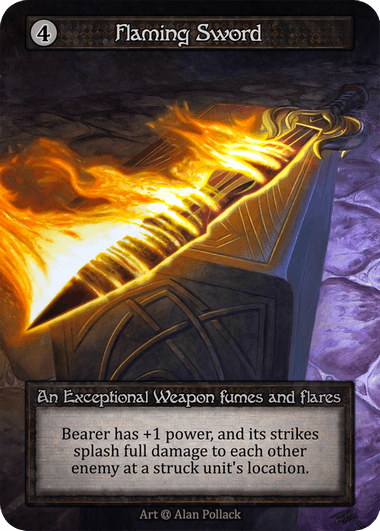 Flaming Sword (Foil)