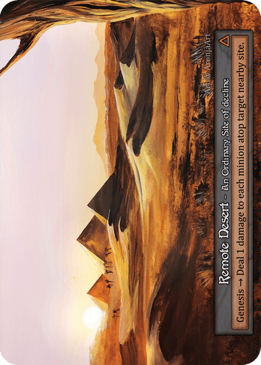 Remote Desert (Foil)