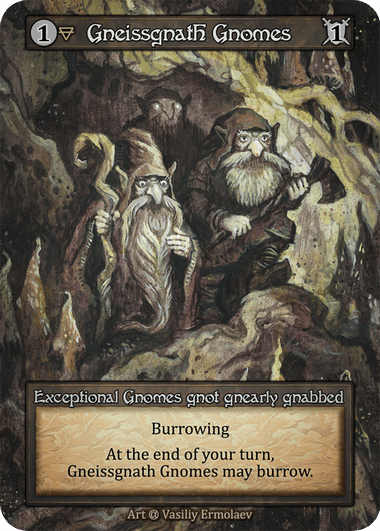 Gneissgnath Gnomes (Foil)