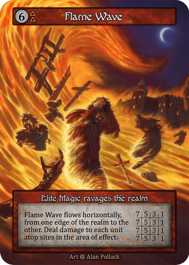 Flame Wave (Foil)