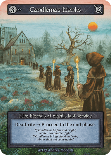 Candlemas Monks (Foil)