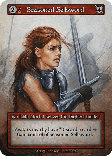 Seasoned Sellsword (Foil)