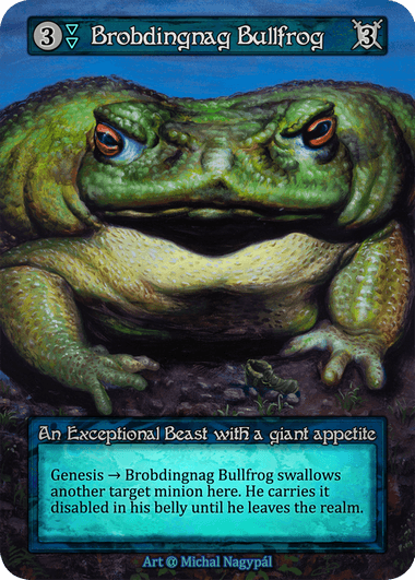 Brobdingnag Bullfrog (Foil)