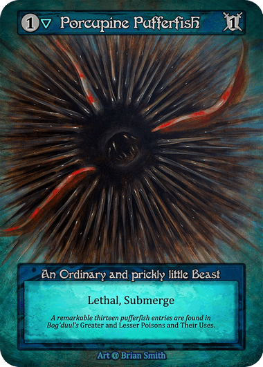 Porcupine Pufferfish (Foil)