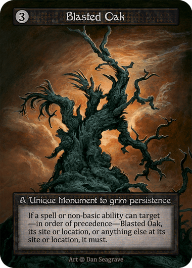 Blasted Oak (Foil)