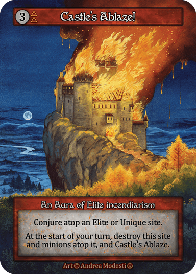 Castle's Ablaze! (Foil)